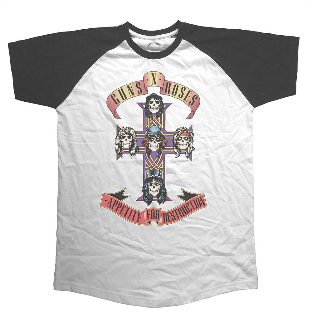 Guns And Roses - Appetite For Destruction Raglan T-Shirt