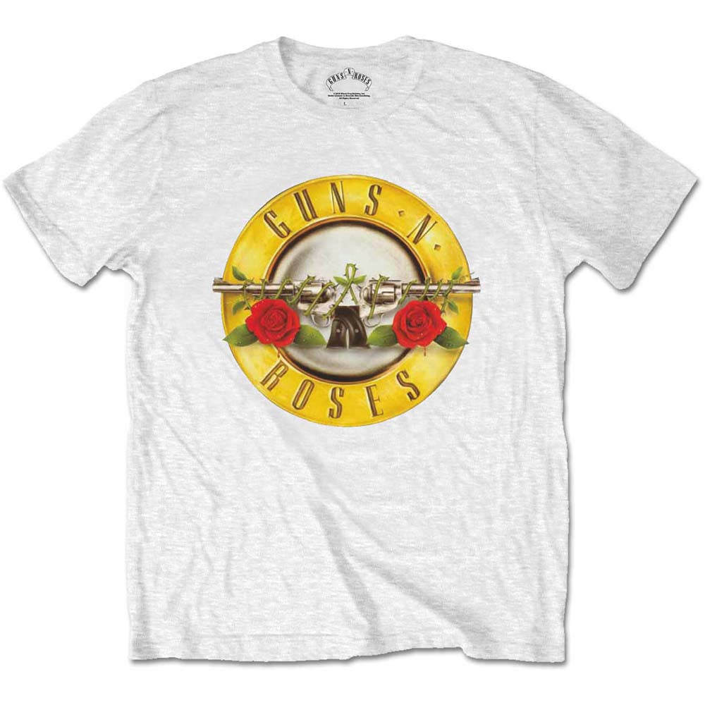 Guns And Roses - Classic Logo Weiß T-Shirt