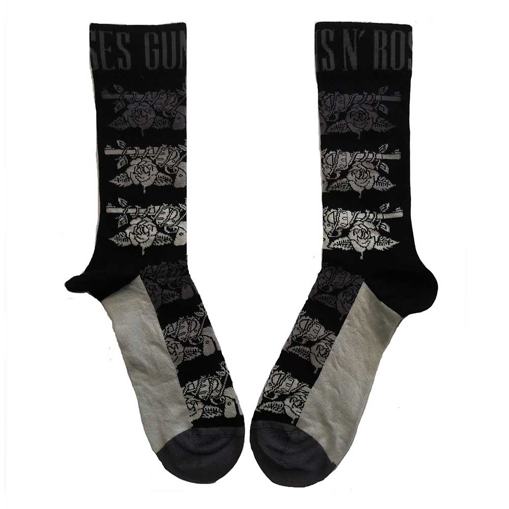 Guns N Roses - Monocrhome Pistols Socken Gr. 40-45