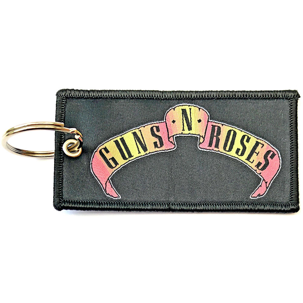 Guns N Roses - Scroll Logo Patch Schlüsselanhänger
