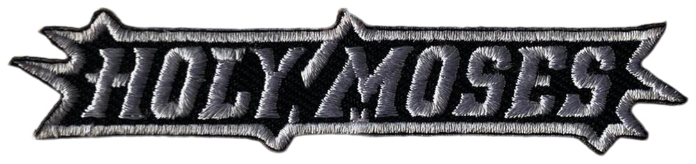 Holy Moses - Logo Cut-Out Aufnäher ca. 10x 2,3cm