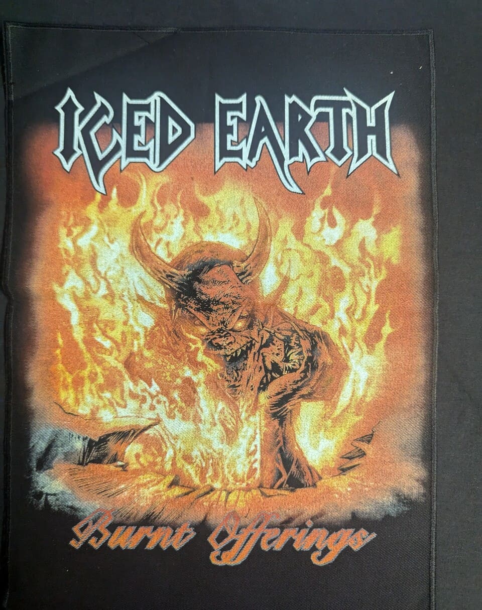 Iced Earth - Burnt Offerings Backpatch Rückenaufnäher