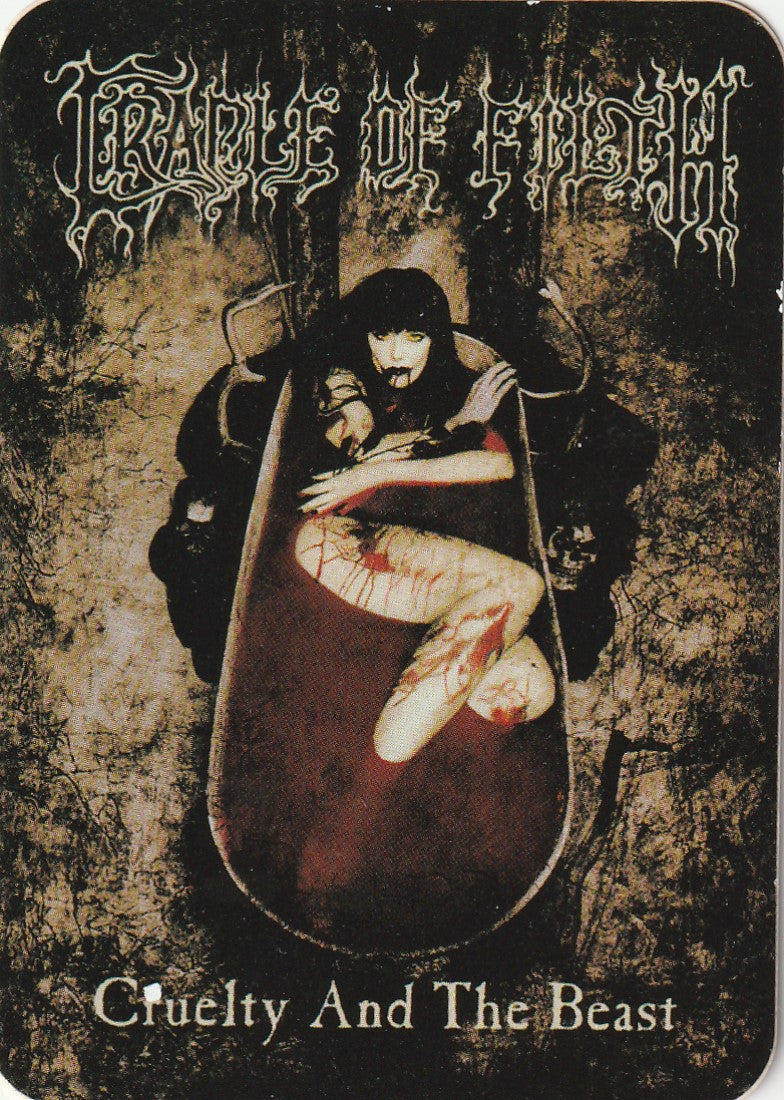 Cradle Of Filth - Cruelty And The Beast Sticker Aufkleber ca. 6,5x 9,5cm