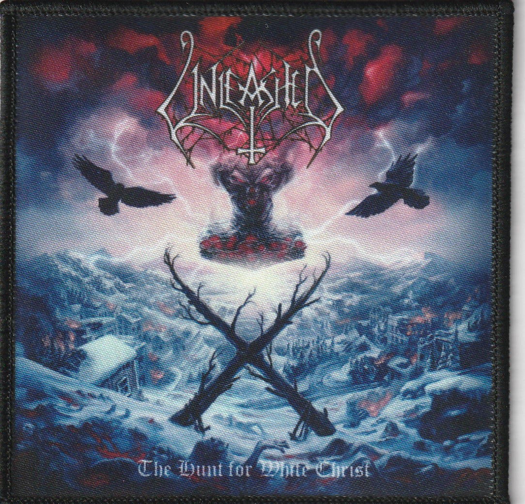 Unleashed - The Hunt For White Christ Patch Aufnäher ca. 9x 9cm