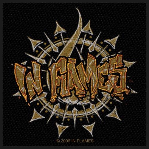 In Flames - Graffiti Logo Patch Aufnäher - RAR