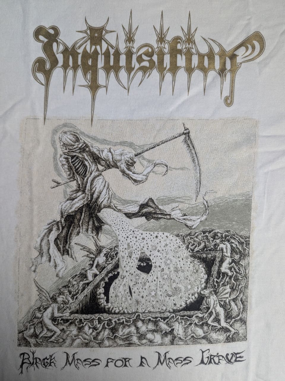 Inquisition - Black Mass For A Mass Grave (Monochrome) Longsleeve