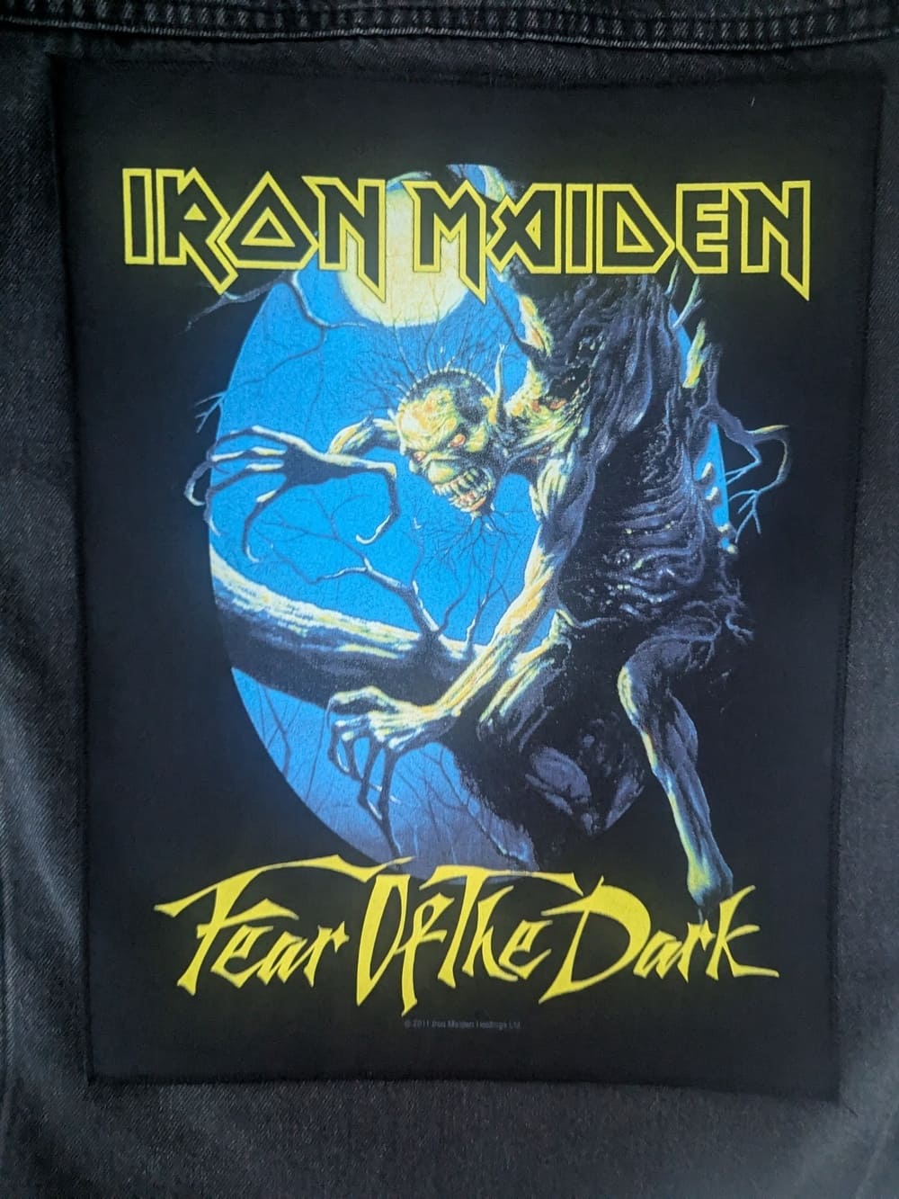 Iron Maiden - Fear Of The Dark Backpatch Rückenaufnäher