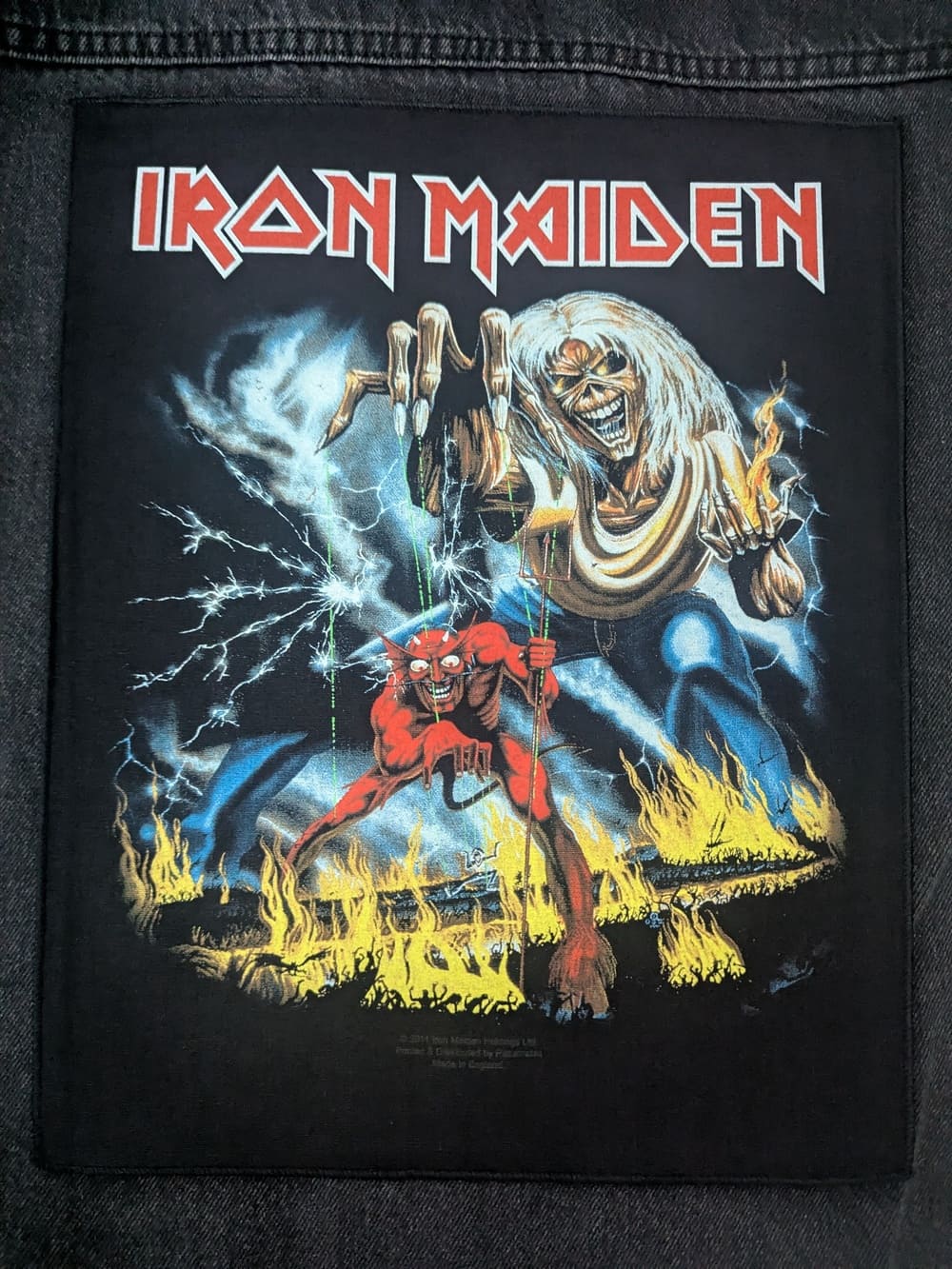 Iron Maiden - Number Of The Beast Rückenaufnäher