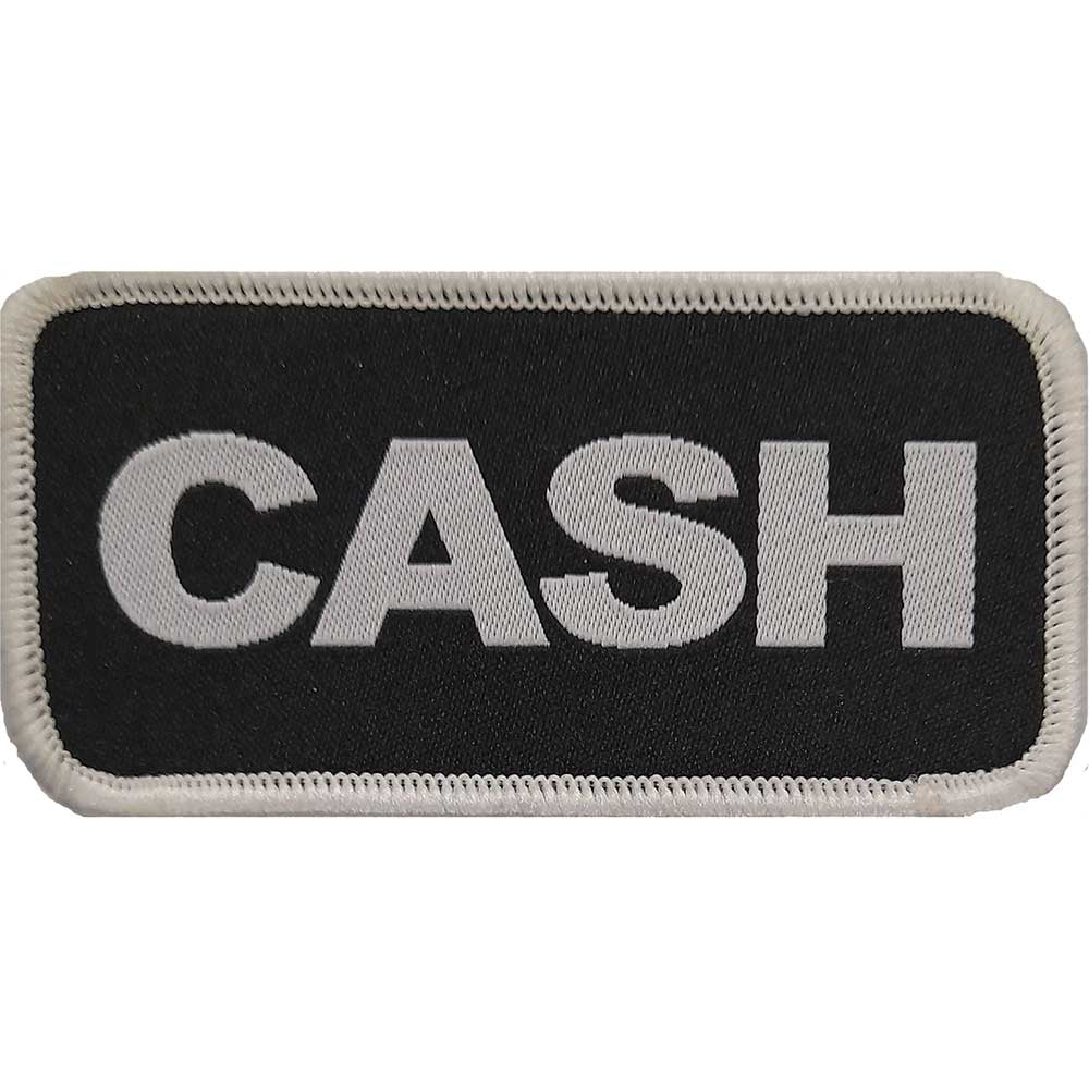Johnny Cash - Cash Bordered Patch Aufnäher ca. 7,6x 4cm