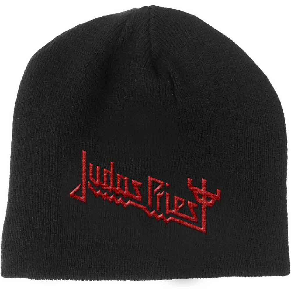 Judas Priest - Logo & Fork Beanie Mütze m. Sticklogo