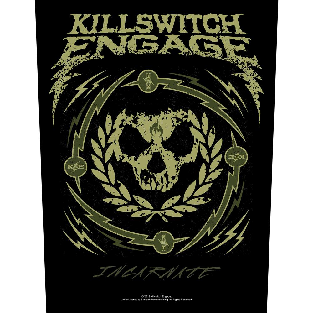Killswitch Engage - Skull Wreath Backpatch Rückenaufnäher OOP
