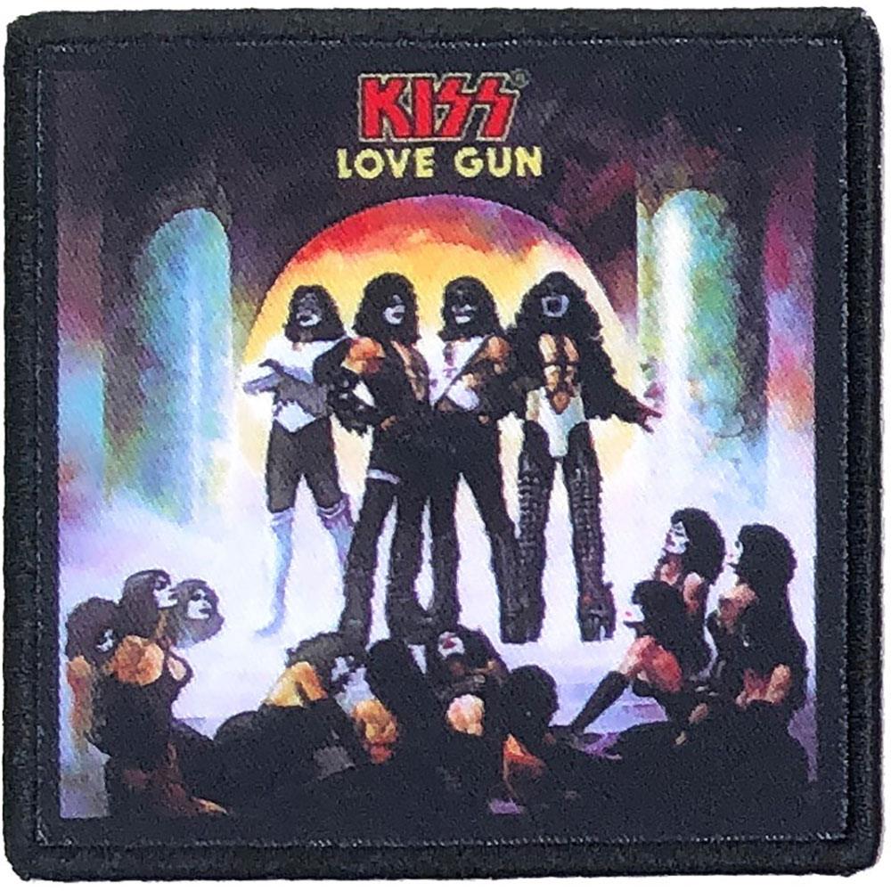 Kiss - Love Gun Patch Aufnäher ca. 8,6x 8,6cm