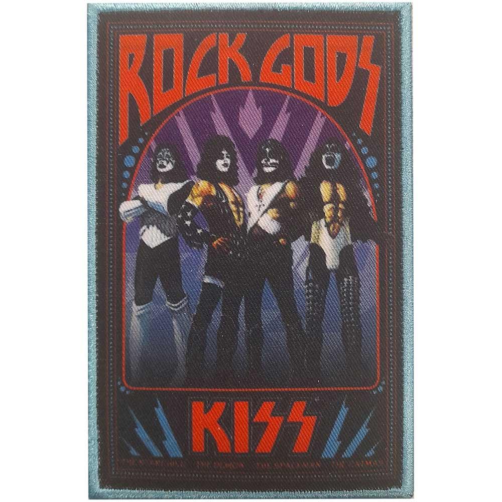 KISS - Rock Gods Patch Aufnäher ca. 7,7x 11,7cm