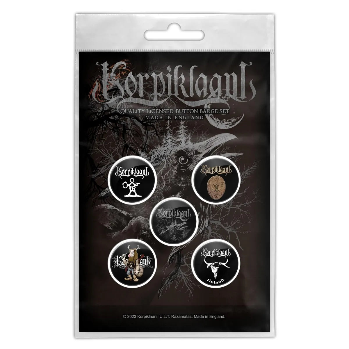 Korpiklaani - Raven Button-Set