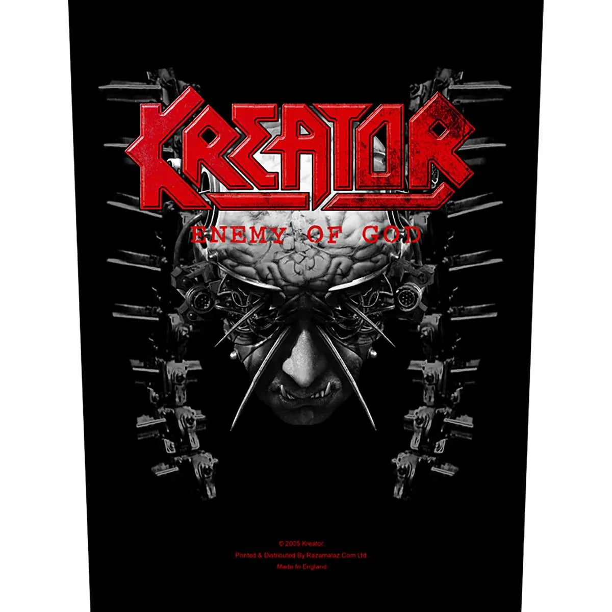 Kreator - Enemy Of God - Backpatch Rückenaufnäher