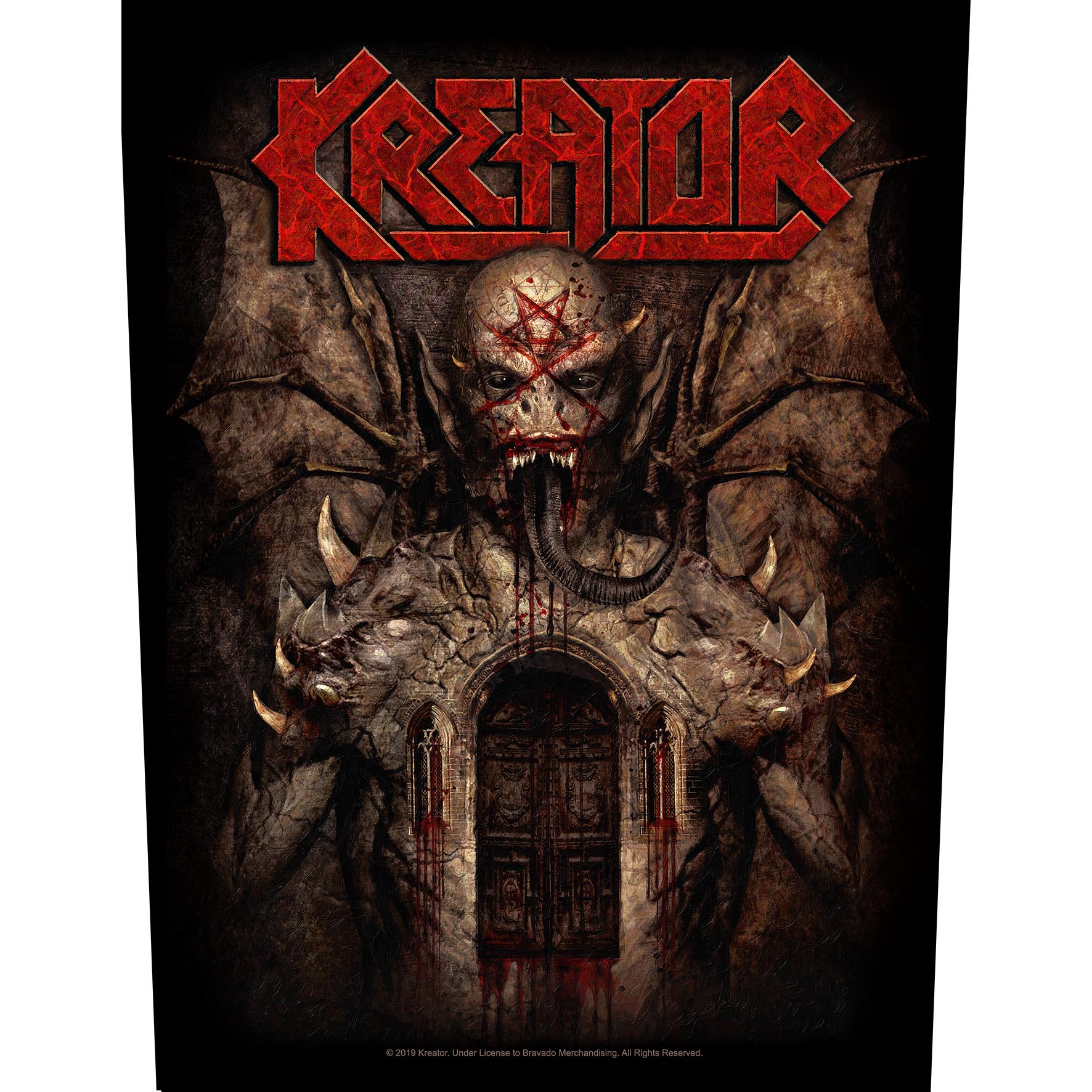 Kreator - Gods Of Violence Backpatch Rückenaufnäher
