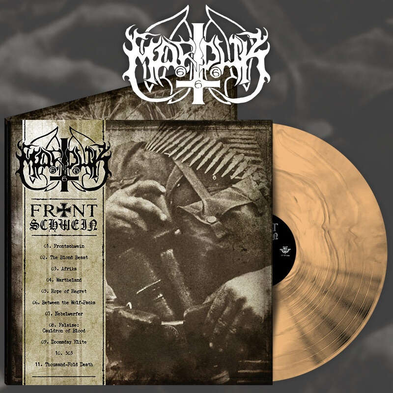 Marduk - Frontschwein Ltd. Marble Vinyl + Buch