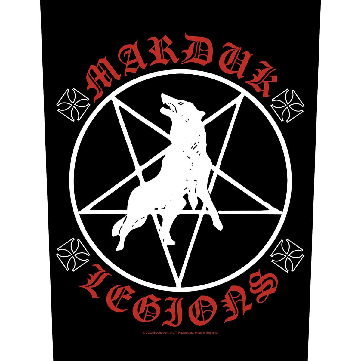Marduk - Legions Backpatch Rückenaufnäher
