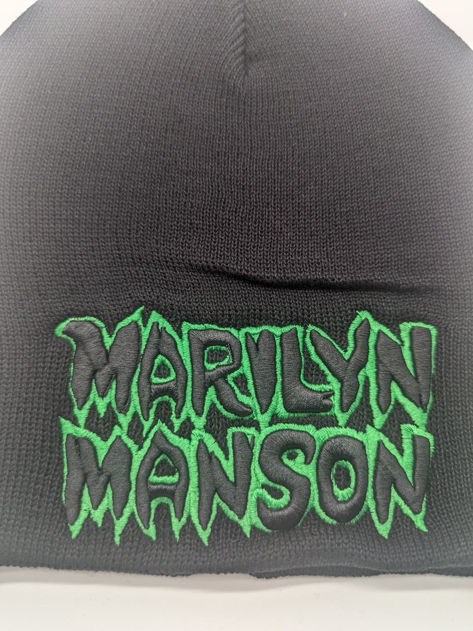Marilyn Manson - Green Logo Beanie Mütze