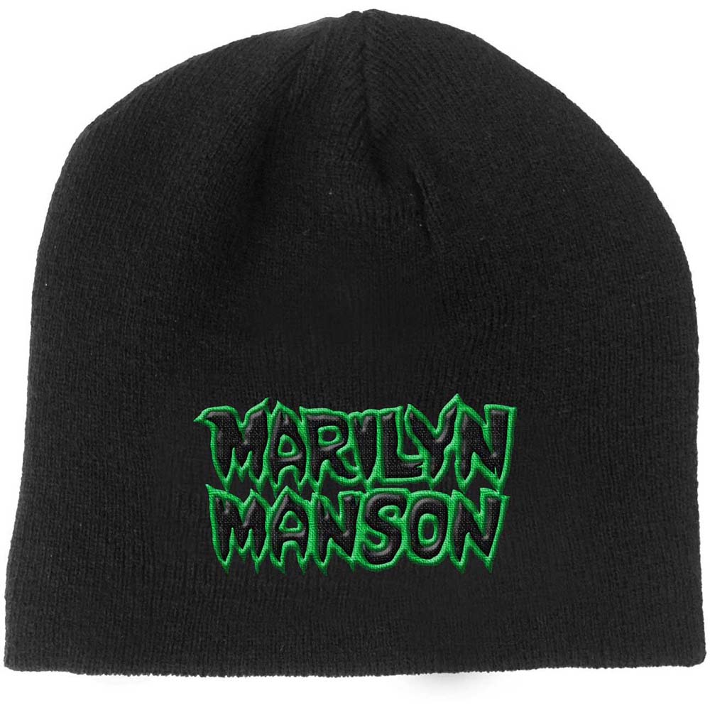 Marilyn Manson - Green Logo Beanie Mütze