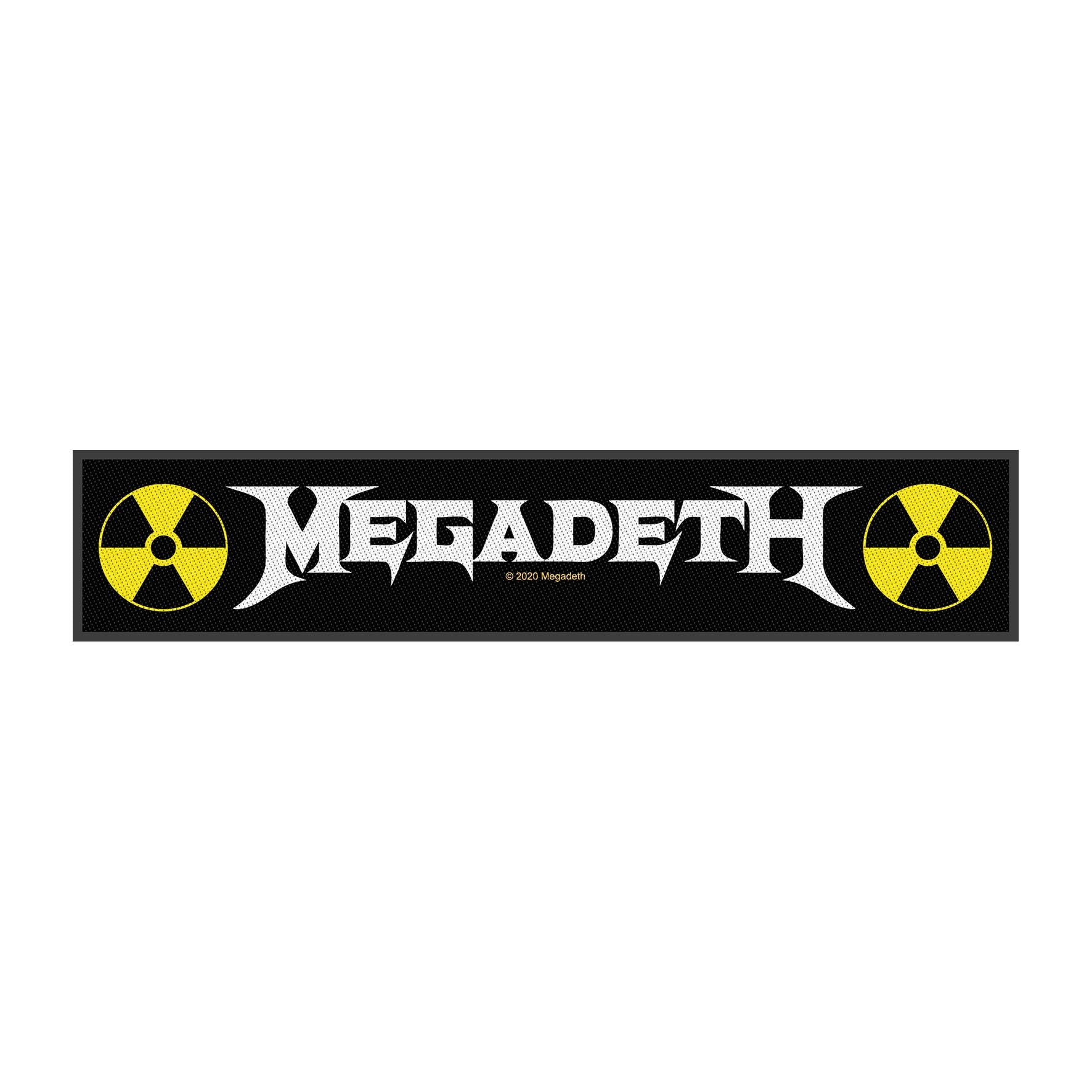 Megadeth - Logo Superstripe Patch Aufnäher ca. 20x 5cm