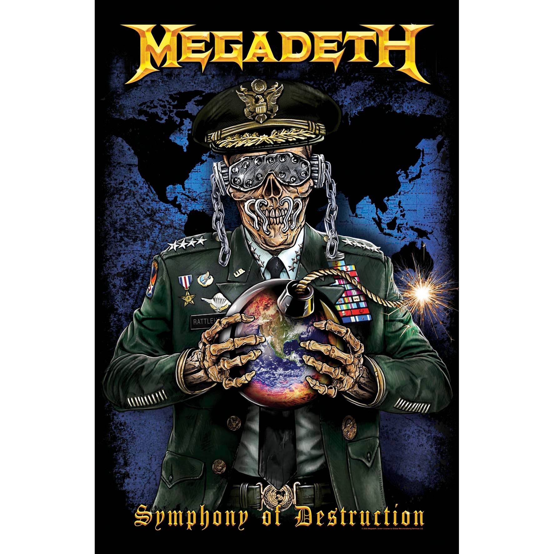 Megadeth - Symphony Of Destruction Premium Posterflagge