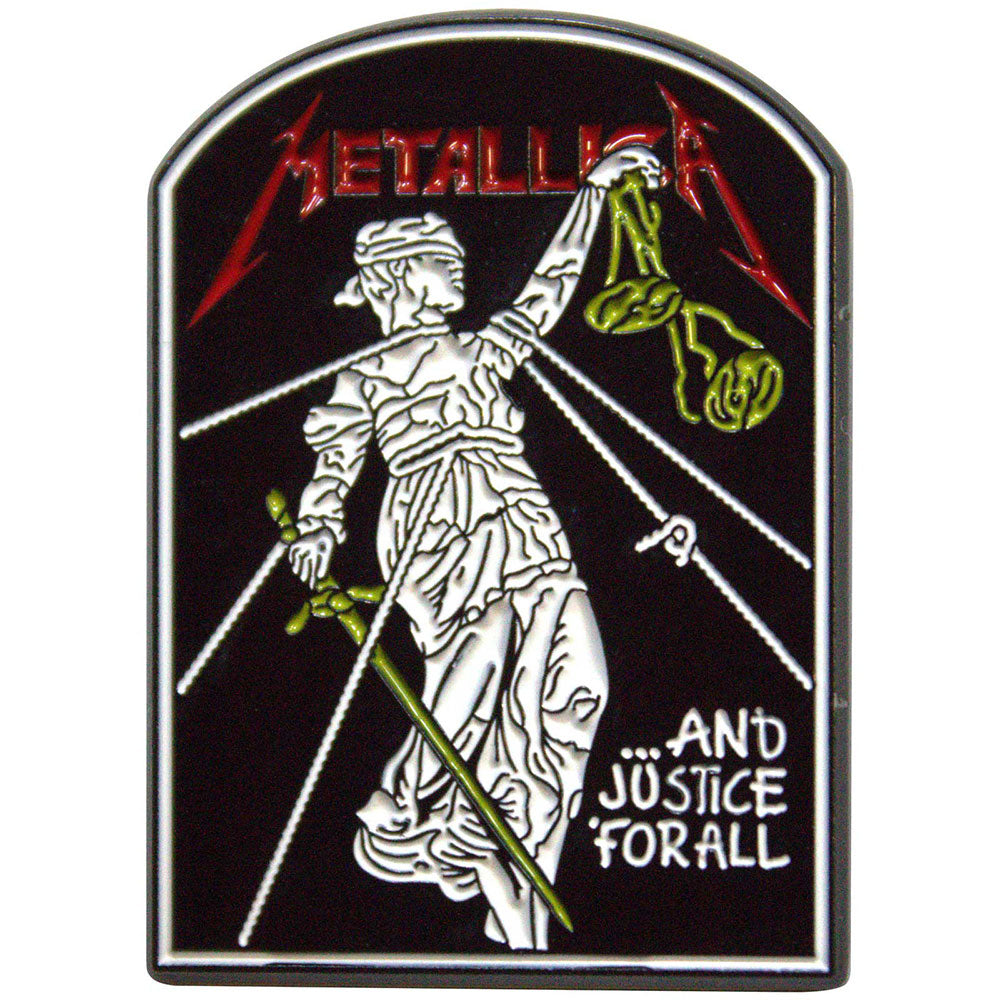 Metallica - And Justice For All Tombstone Pin ca. 3,5cm