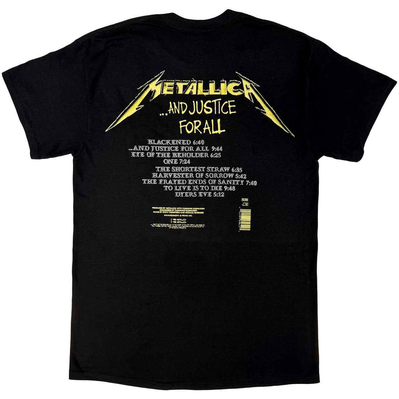 Metallica -...And Justice For All Tracks T-Shirt