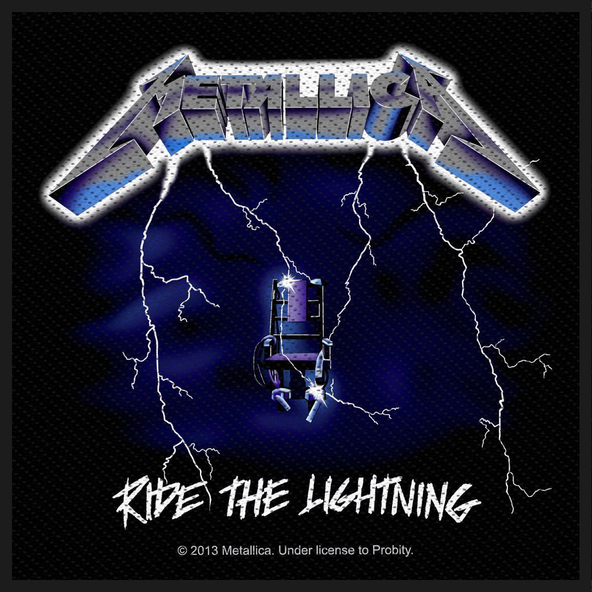 Metallica - Ride The Lightning Patch Aufnäher ca. 10x 10cm
