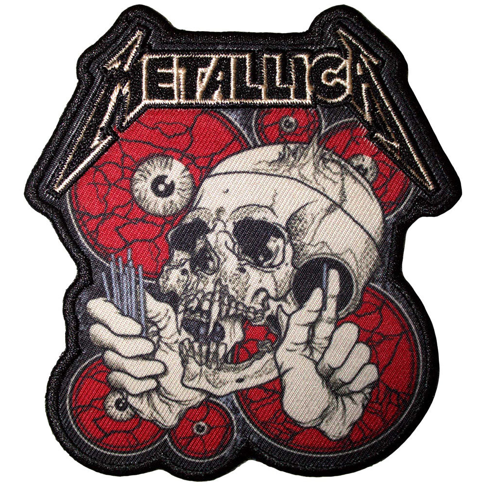 Metallica - The Shortest Straw Red Eyes Patch Aufnäher
