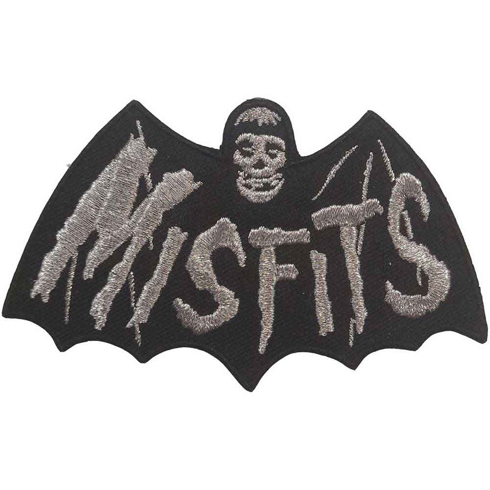 Misfits - Bat Logo Patch Aufnäher ca. 10x 6cm