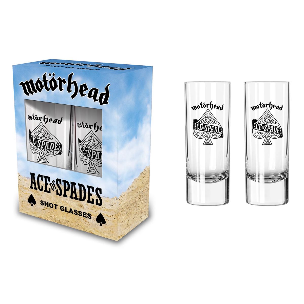Motörhead - Ace Of Spades Schnapsgläser-Set