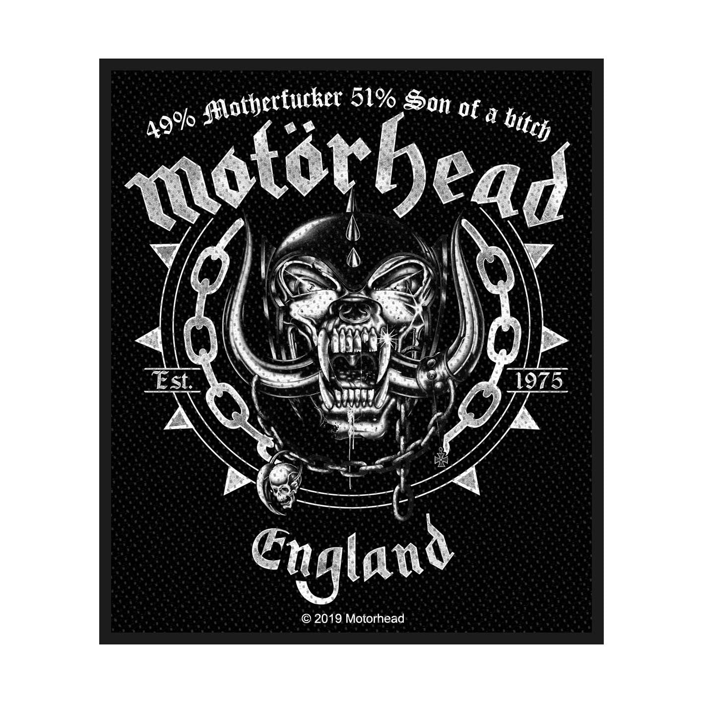 Motörhead - Ball And Chain Patch Aufnäher