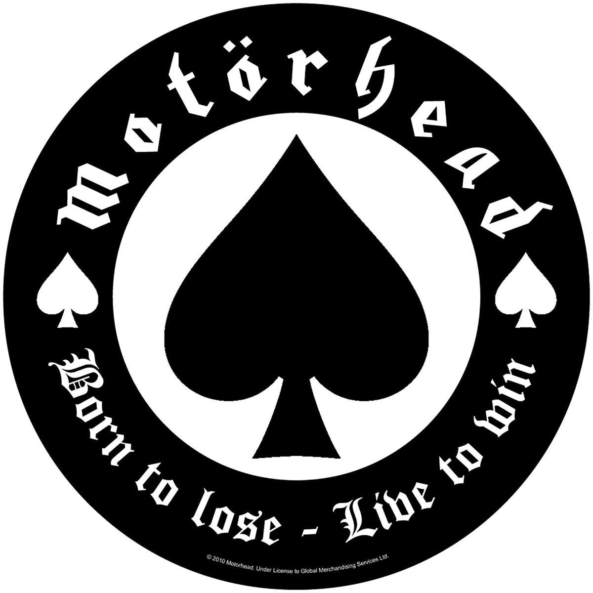 Motörhead - Born To Loose Backpatch Rückenaufnäher