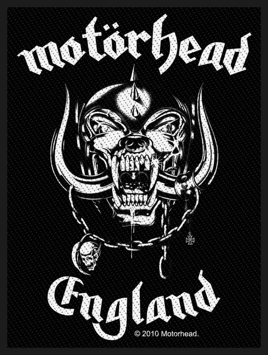 Motörhead - England Patch Aufnäher