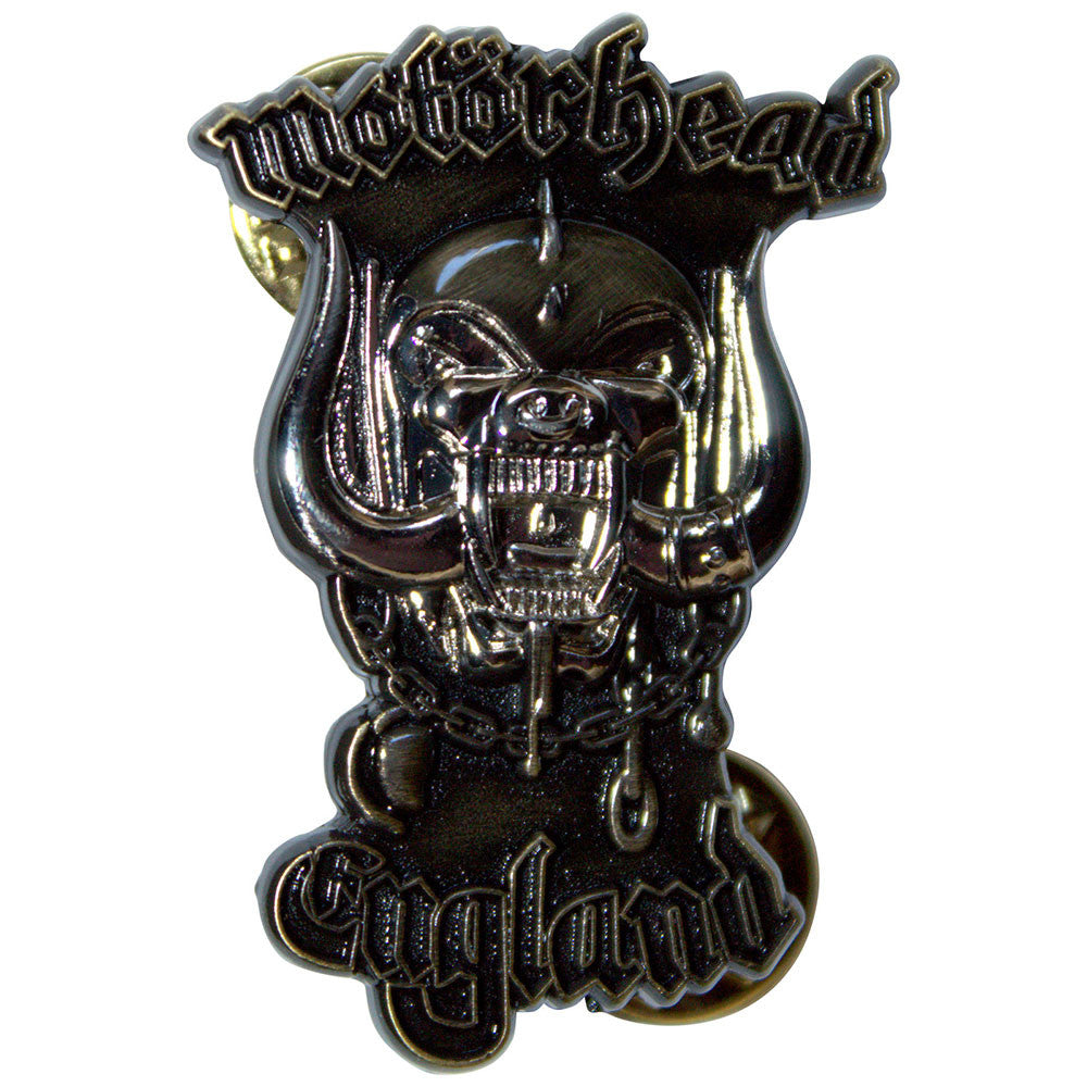 Motörhead - England Gold PIN ca. 4cm