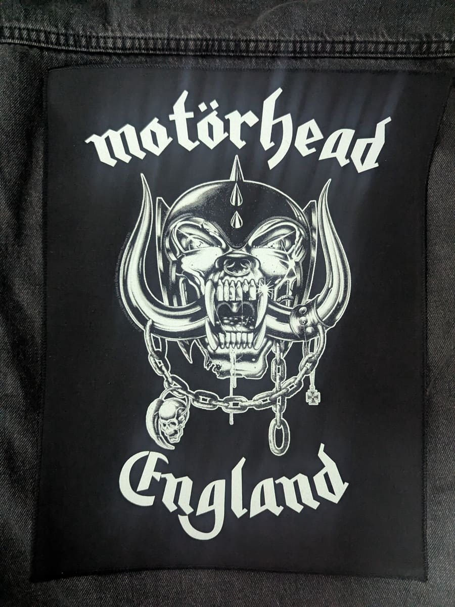 Motörhead - England - Backpatch Rückenaufnäher