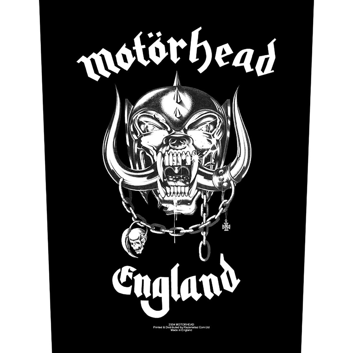 Motörhead - England - Backpatch Rückenaufnäher