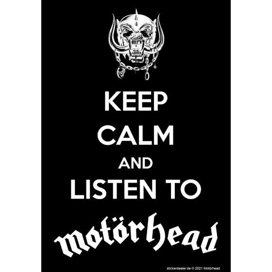 Motörhead - Keep Calm And Listen...Aufkleber Sticker