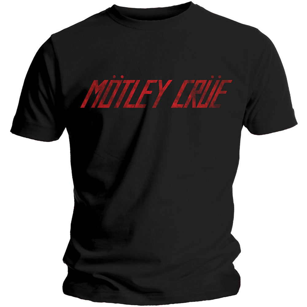 Mötley Crüe - Distressed Logo T-Shirt