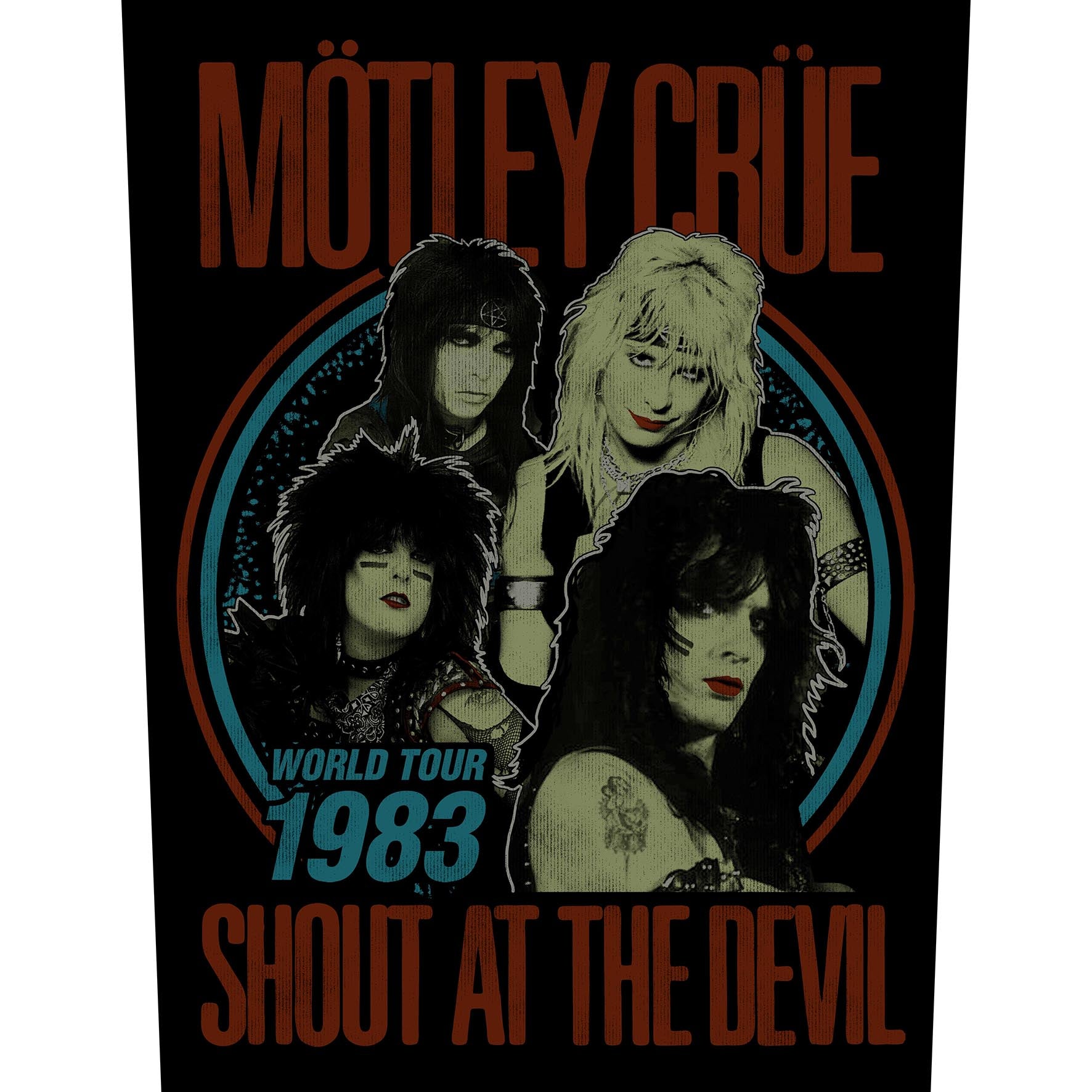 Mötley Crüe - Shout At The Devil Backpatch Rückenaufnäher