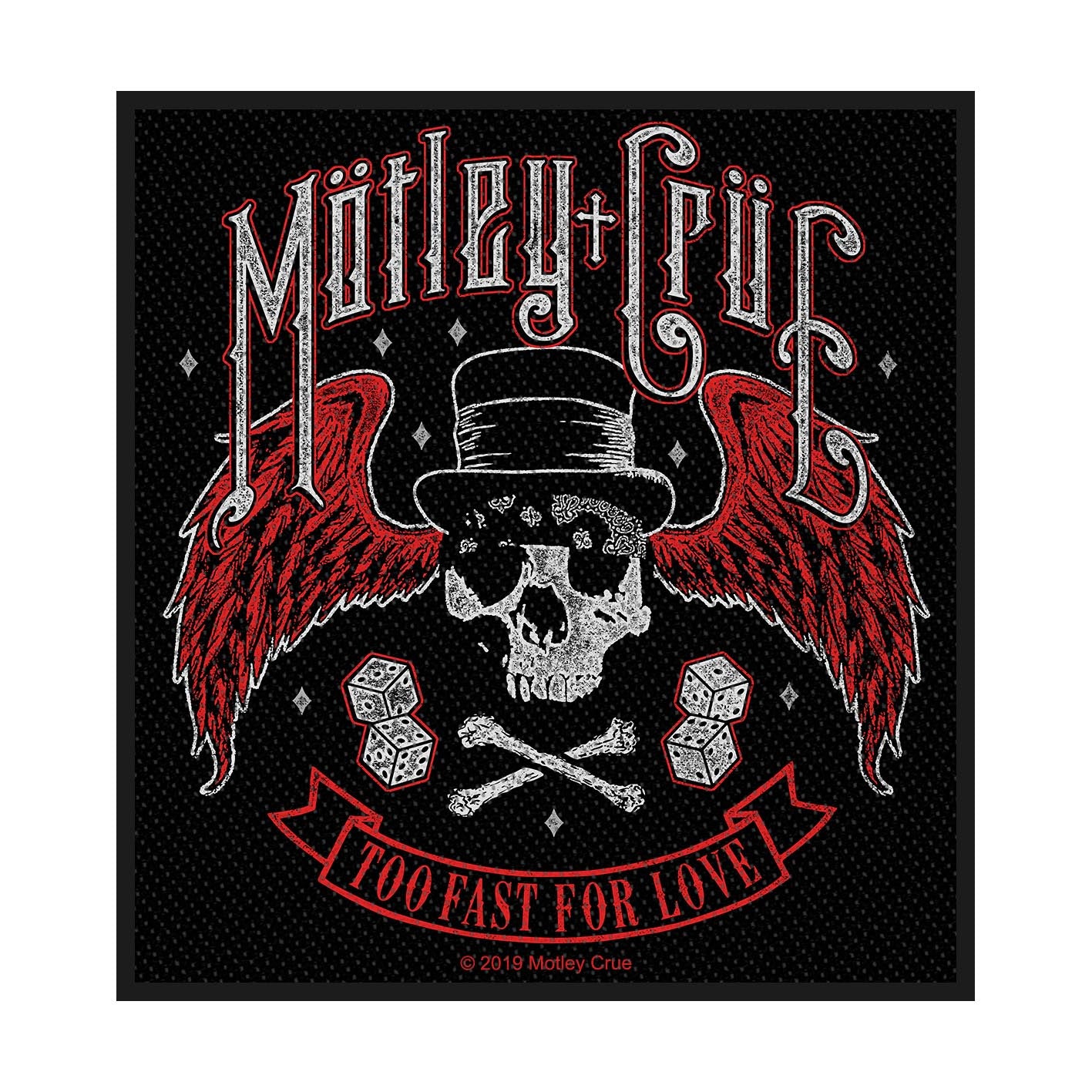 Mötley Crüe - Too Fast For Love Patch Aufnäher