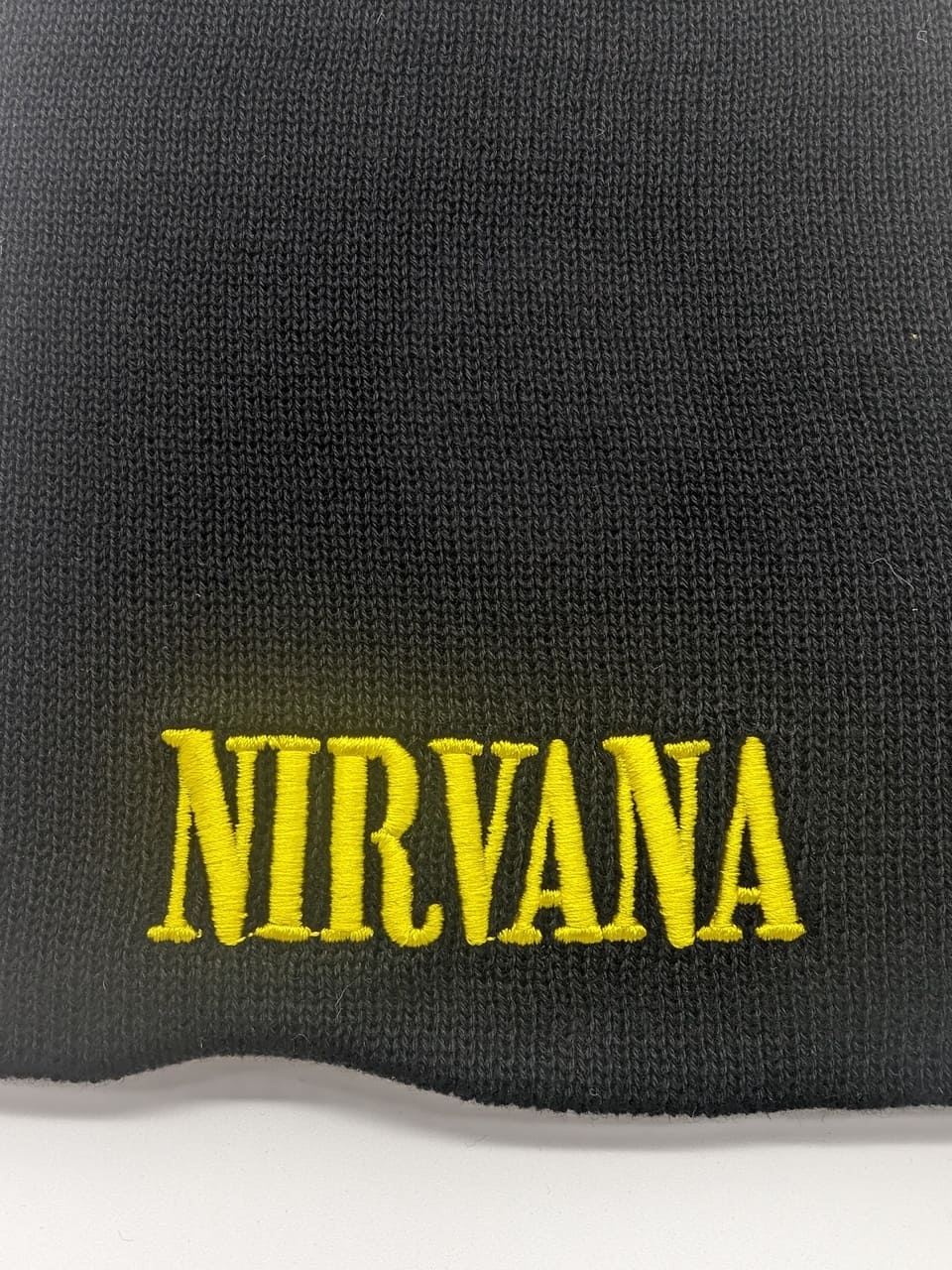 Nirvana - Smiley Distressed Beanie Mütze