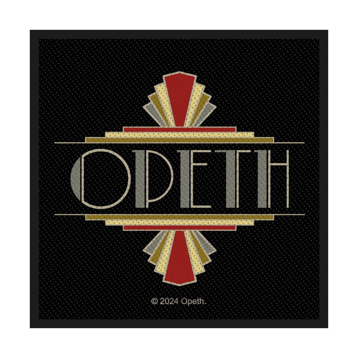 Opeth - Art Deco Logo Patch Aufnäher