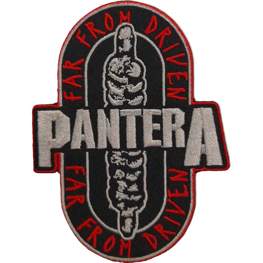 Pantera - Far From Driven Patch Aufnäher ca. 8,4x 11cm