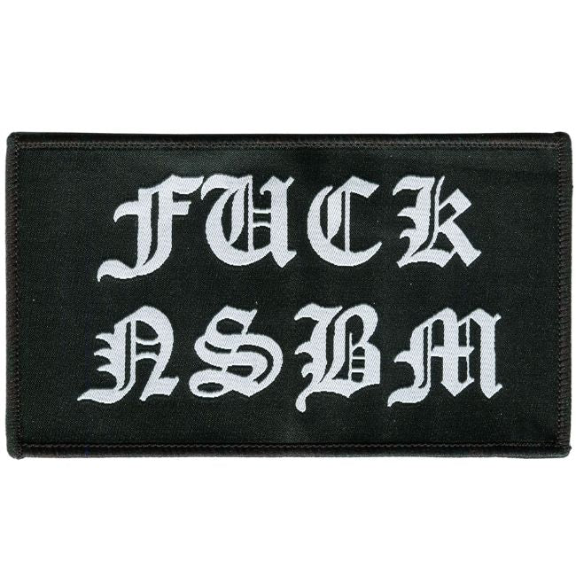 Generic - Fuck NSBM Patch Aufnäher