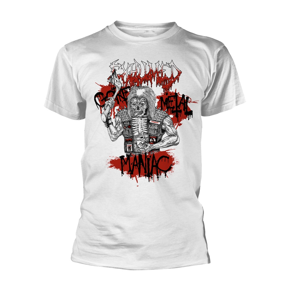 Exhumed - Gore Metal Maniac White T-Shirt
