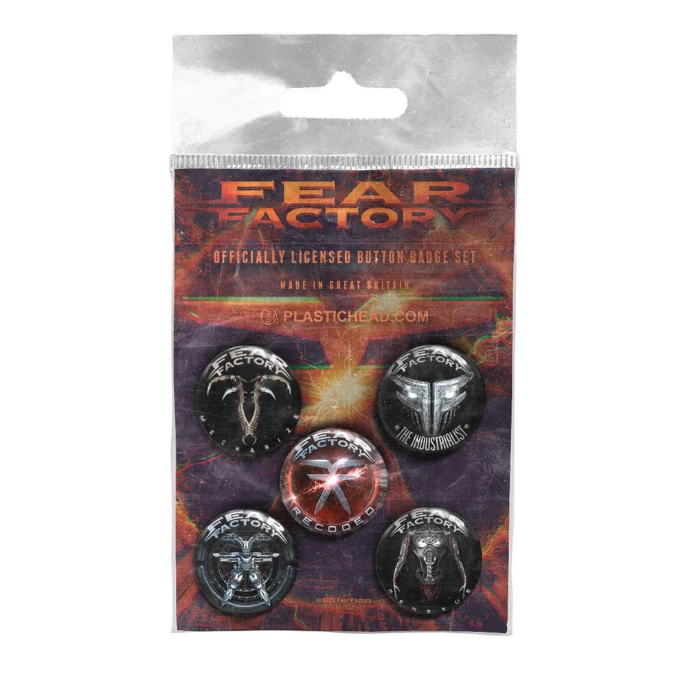 Fear Factory - Albums 2010-2021 Button-Set