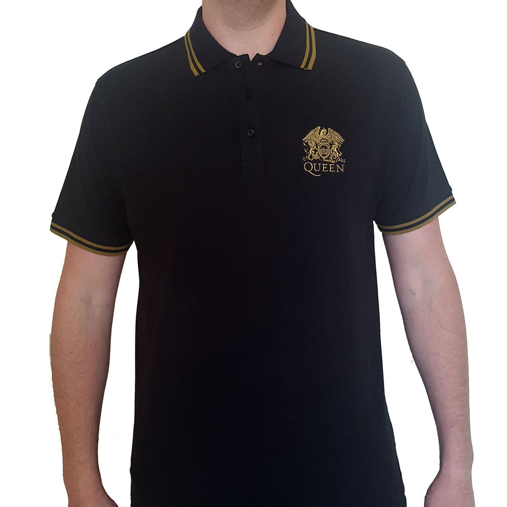 Queen - Crest Logo Polo Shirt