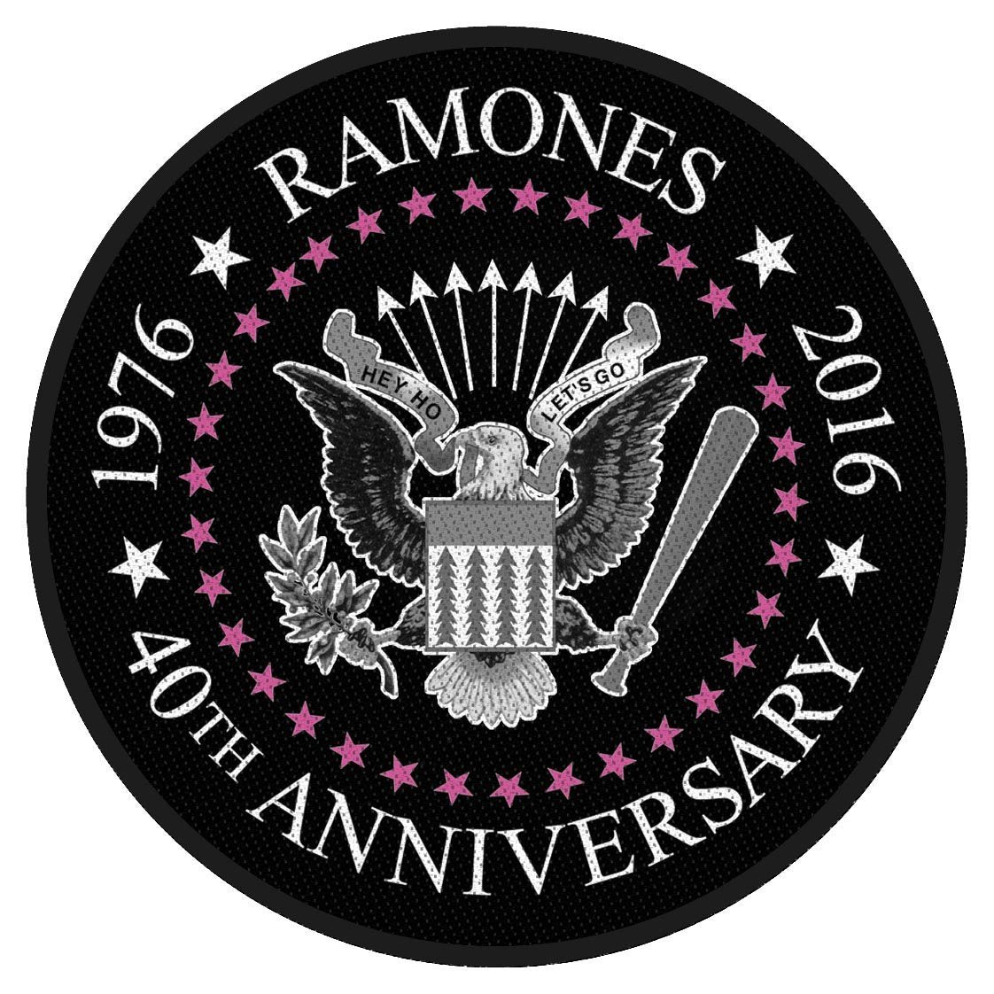 Ramones - 40th Anniversary Seal Patch Aufnäher